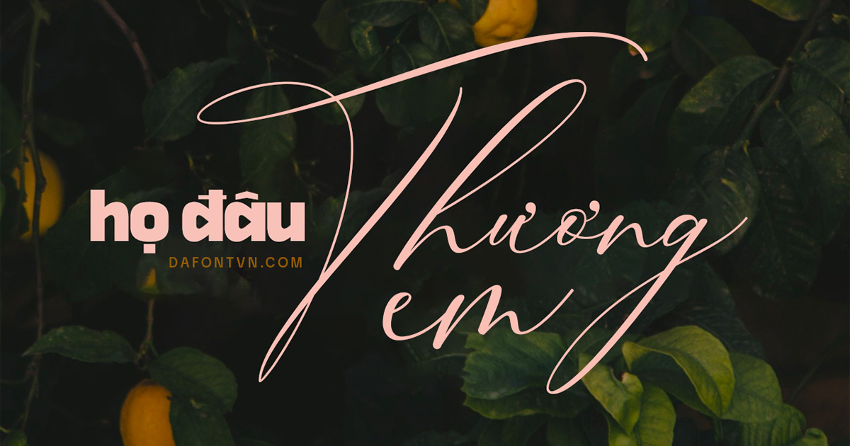 Font Việt Hóa - Boheme Floral Mang Phong Cách Cổ Điển Viết Tay